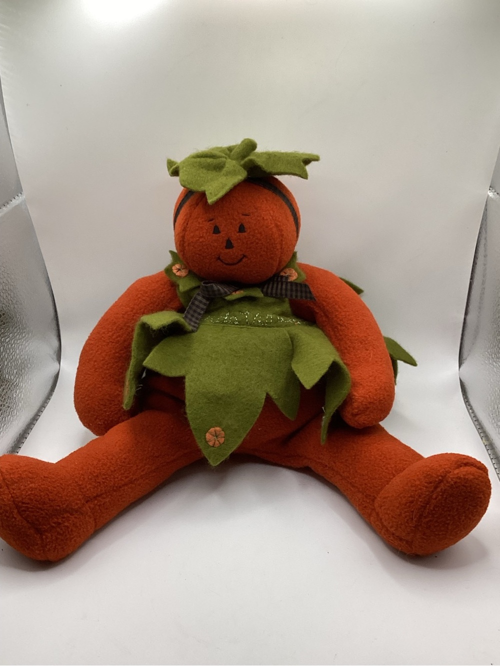 vintage Hallmark Bunnies by the Bay pumpkin plush doll